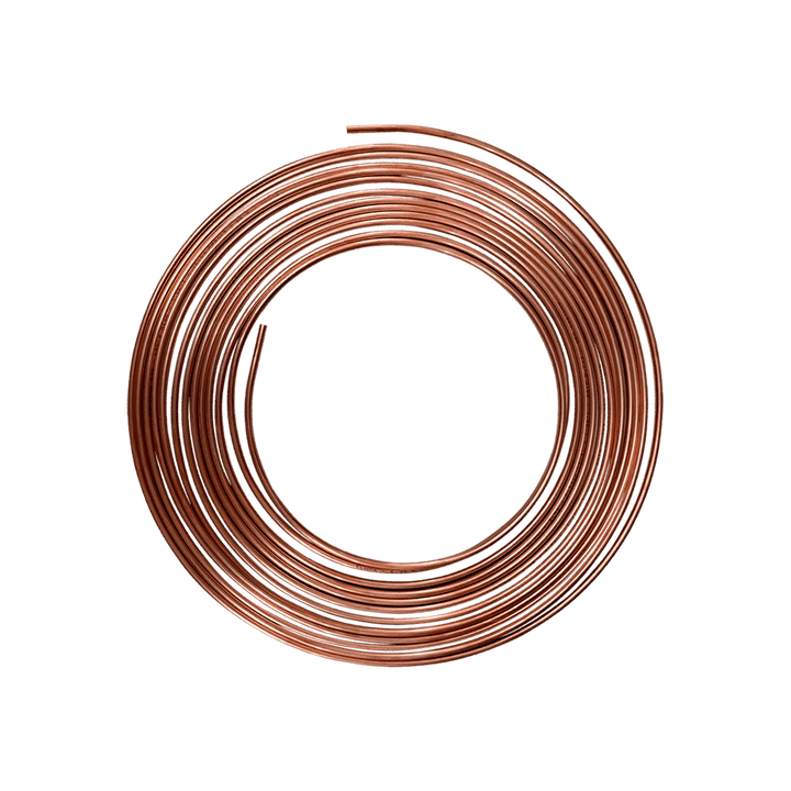 Cobre Flexível 1/4" - Rolo com 15 Metros (Pancake)