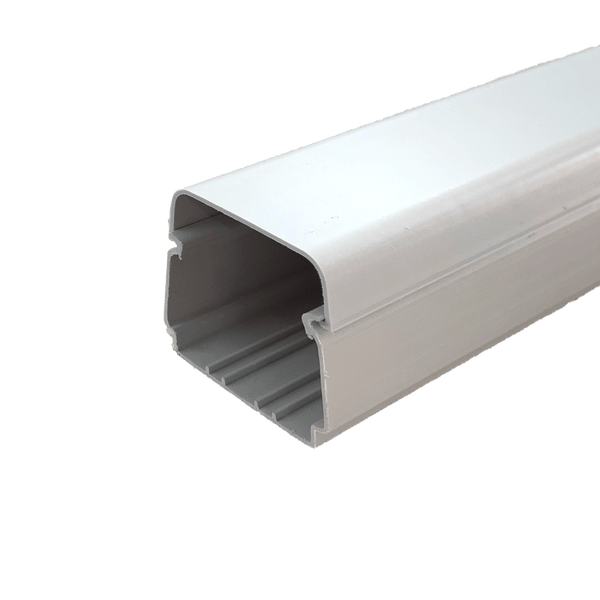 Canaleta de PVC para Dreno Ar Condicionado Split Branca 30 x 30mm - Barra de 2 Metros [C]