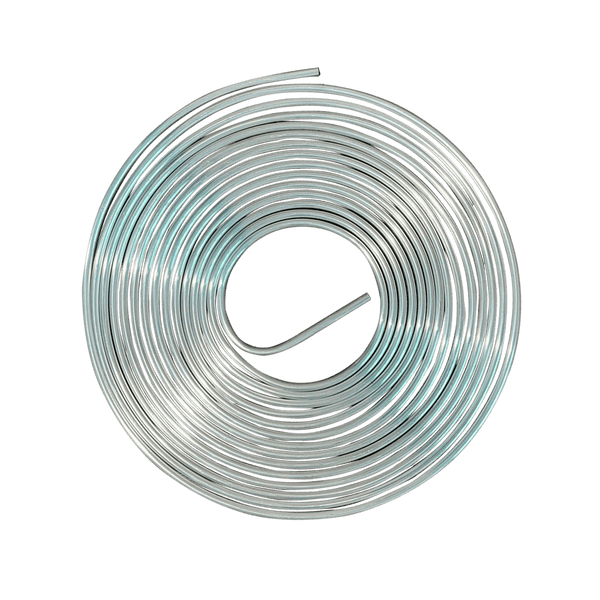 Tubo Alumínio Flexível 3/8 (9,53mm) Parede 0.80mm Rolo 15 metros Refrigeração Ar Condicionado Serpentina
