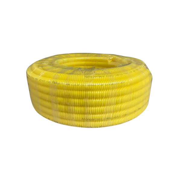 Eletroduto Conduíte Corrugado Amarelo 3/4 x 50 Metros