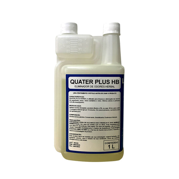 Limpador e Eliminador de Odores Profissional 1L - Quater Plus