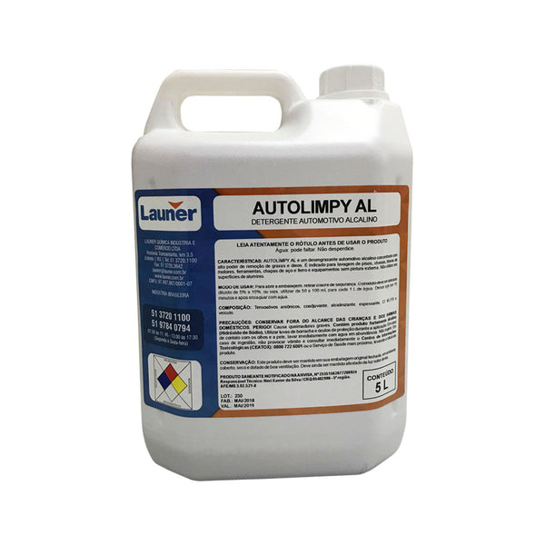 Detergente Concentrado Desengraxante Alcalino - Autolimpy 5L