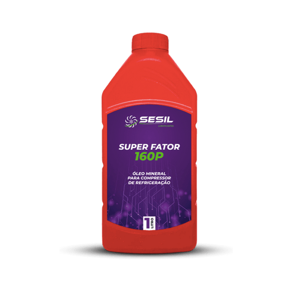 Óleo Mineral Fator 160P para Compressores de Refrigeração e Ar Condicionado - 1 Litro [ISO VG 32]