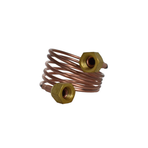 Tubo Capilar de Cobre 0,72mm com Porcas de 1/4" – Rolo com 1,5 metros