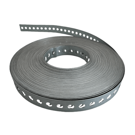 Fita Cinta Perfurada Metálica Aço Galvanizado 19mm x 30 metros x 0,60mm