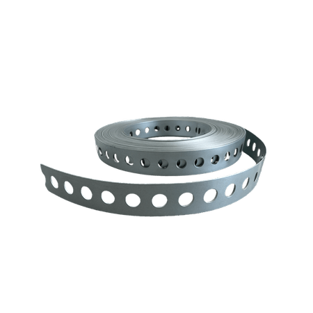 Fita Cinta Perfurada Metálica Aço Galvanizado 17mm x 10 metros x 0,60mm
