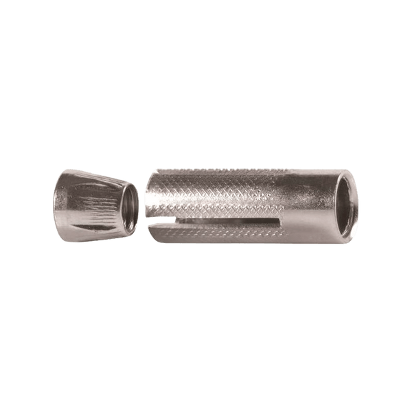 Chumbador Jaqueta e Cone Rosca Métrica M6 Furação Broca 10mm