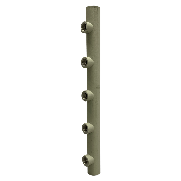Distribuidor Hidráulico Manifold PPR 50mm 5 Saídas 3/4" Fêmea BSP