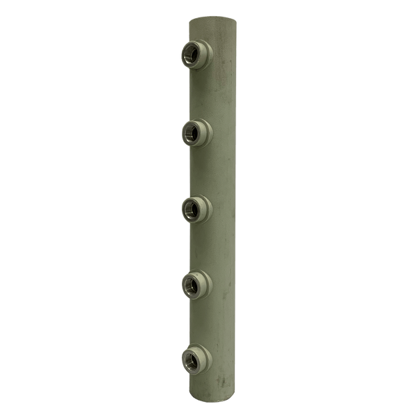 Distribuidor Hidráulico Manifold PPR 75mm 5 Saídas 3/4" Fêmea BSP