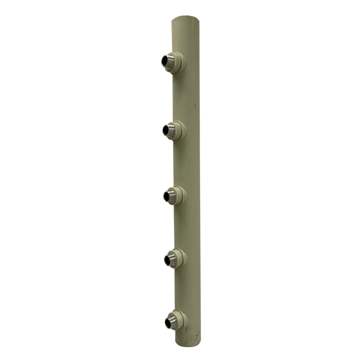 Distribuidor Hidráulico Manifold PPR 63mm 5 Saídas 3/4" Macho BSP