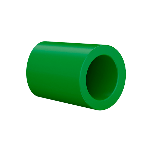 Luva PPR Verde Termofusão Água Quente Fria 63mm
