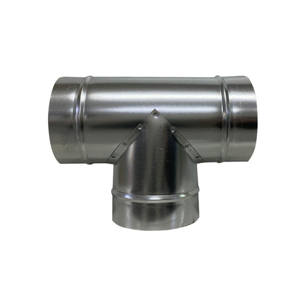 Tee 90º de Chapa de Aço Galvanizada 200mm