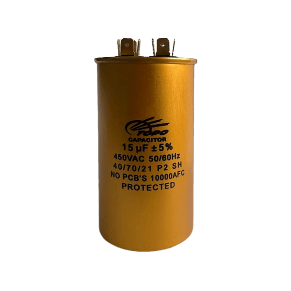 Capacitor Permanente 15uF 450V Alumínio