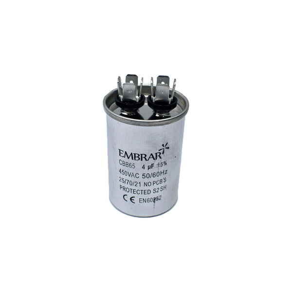 Capacitor Permanente 4uF 450V Alumínio