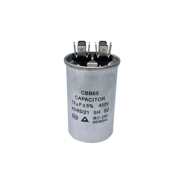 Capacitor Permanente 12uF 450V Alumínio