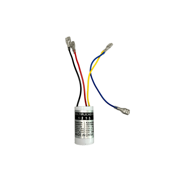 Capacitor Multiplicador Velocidades de Ventilação 1-2 / 1-3