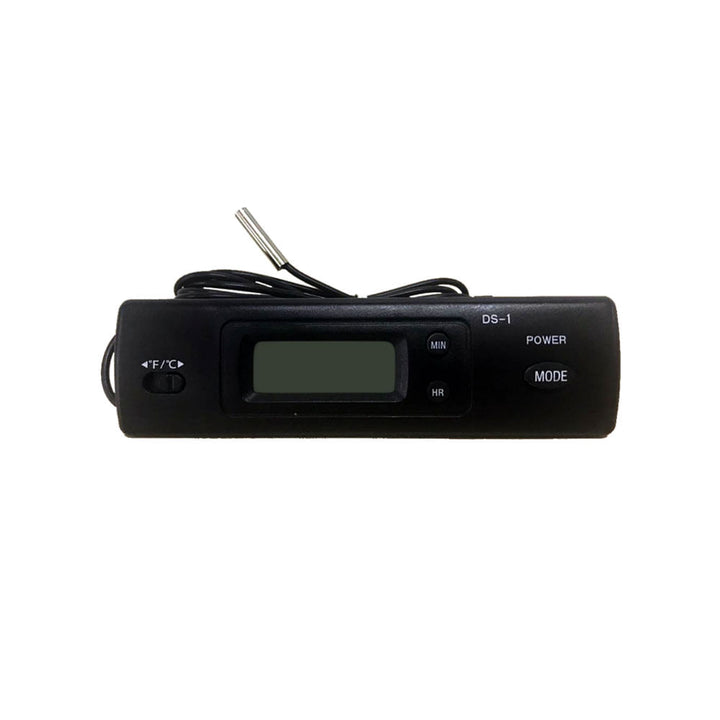 Termômetro Digital Multiuso Display LCD Duplo Sensor com Relógio -50°C a 70°C