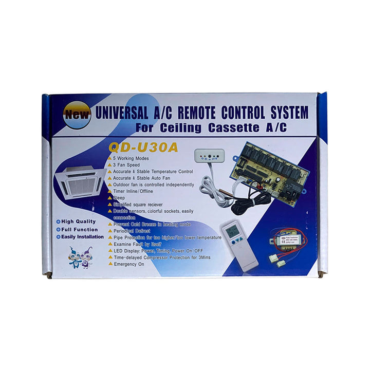 Placa Eletrônica Universal com Controle Remoto para Split Cassete Quente e Frio 220V