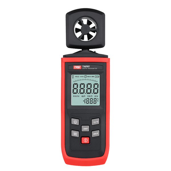 Termo Anemômetro Digital Portátil Profissional TASI TA8161