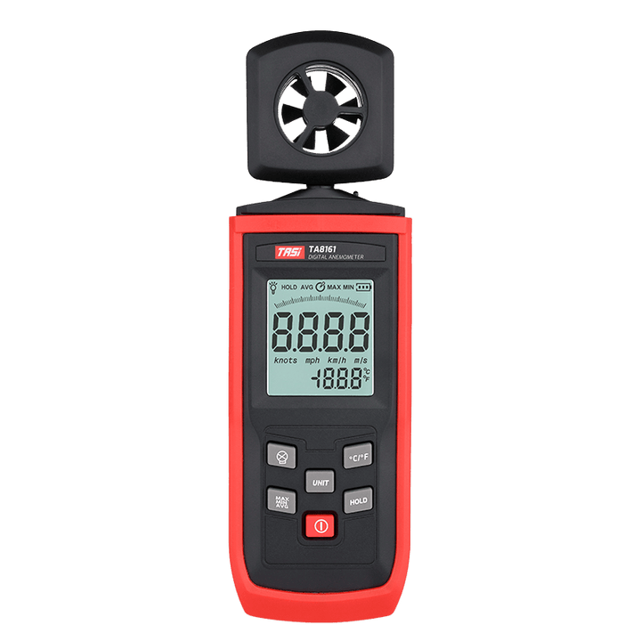 Termo Anemômetro Digital Portátil Profissional TASI TA8161