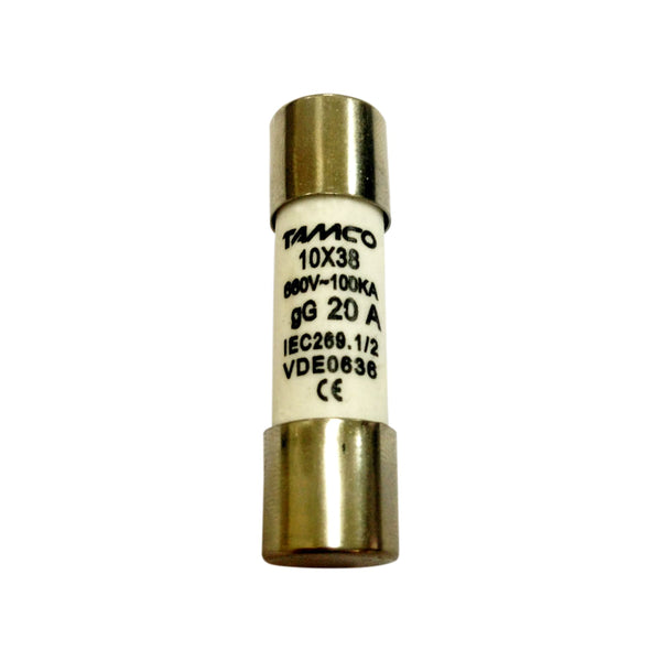 Fusível Cartucho Cilíndrico 10x38mm 20A 660V 100ka