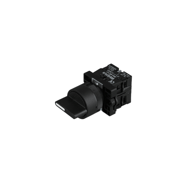 Chave Seletora Comutadora Botão Plástico 2 Posições Fixas (0-1) Knob Manopla Curta 1NA 22mm 220V