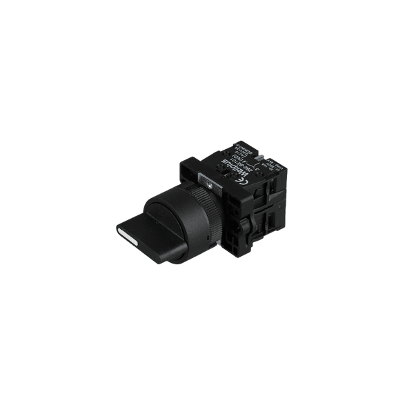 Chave Seletora Comutadora Botão Plástico 3 Posições Fixas (1-0-2) Knob Manopla Curta 2NA 22mm 220V