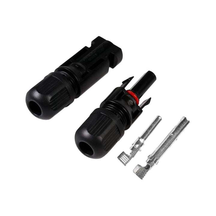 Conector MC4 para Painel Solar Fotovoltaico (Par Macho/Fêmea)