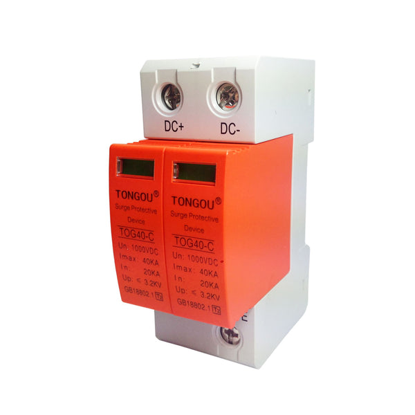 DPS (Dispositivo Protetor de Surto) 40kA 1000VCC Bipolar Solar Fotovoltaico