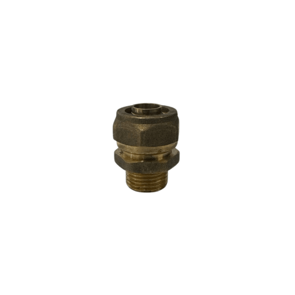 Adaptador Conector Macho Monobloco PEX Roscar Água 20mm x 1/2"