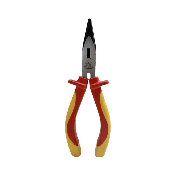 Alicate de Bico Meia Cana Reto Eletricista Isolado 6" PUMPKIN