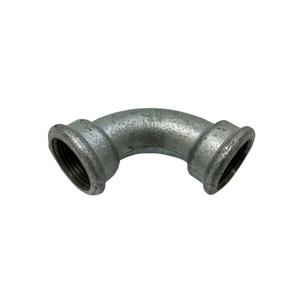 Curva 90º Galvanizada Fêmea Fêmea 2.1/2"