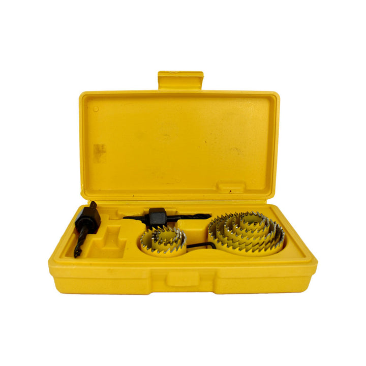 Jogo de Serra Copo Madeira Plástico Drywall e Gesso 11 Peças 19mm a 64mm