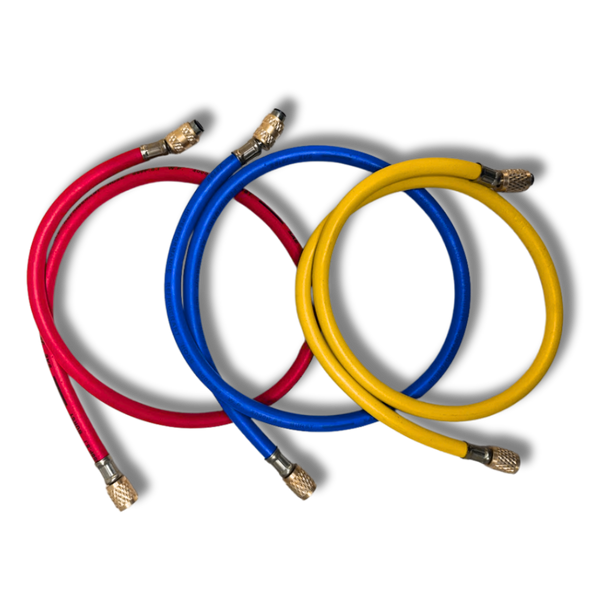 Mangueiras para Manifold 90cm 1/4 SAE R22/R134A/R404A/R407C/R502