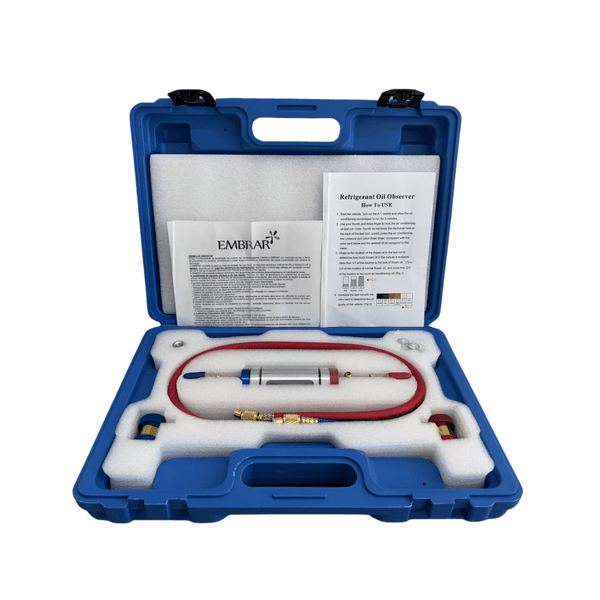 Analisador Inspeção Visual Pirex Ar Condicionado Automotivo Óleo e Gás Refrigerante R134A