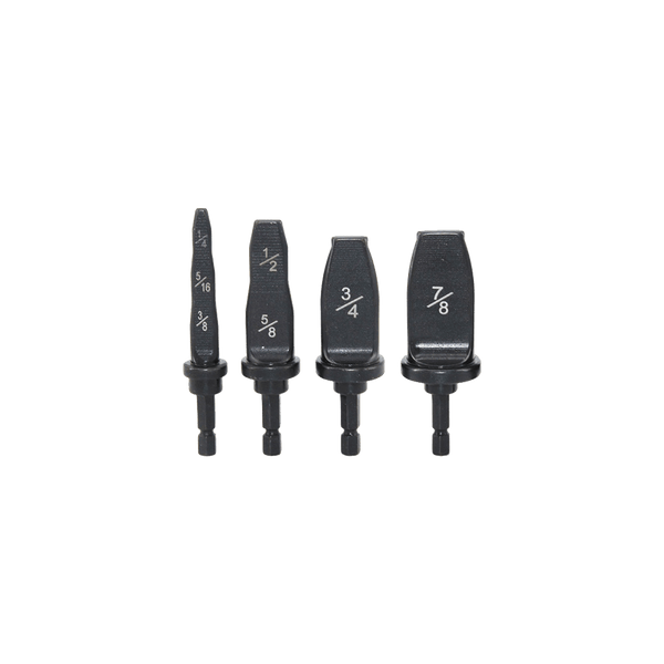 Kit 4 Brocas Alargador Expansor de Tubos para Furadeira 1/4" a 7/8"