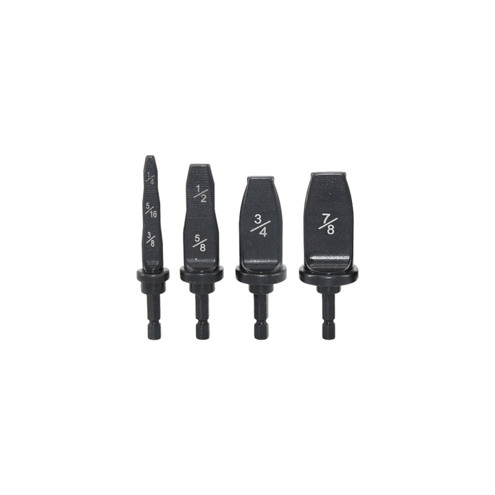 Kit 4 Brocas Alargador Expansor de Tubos para Furadeira 1/4" a 7/8"