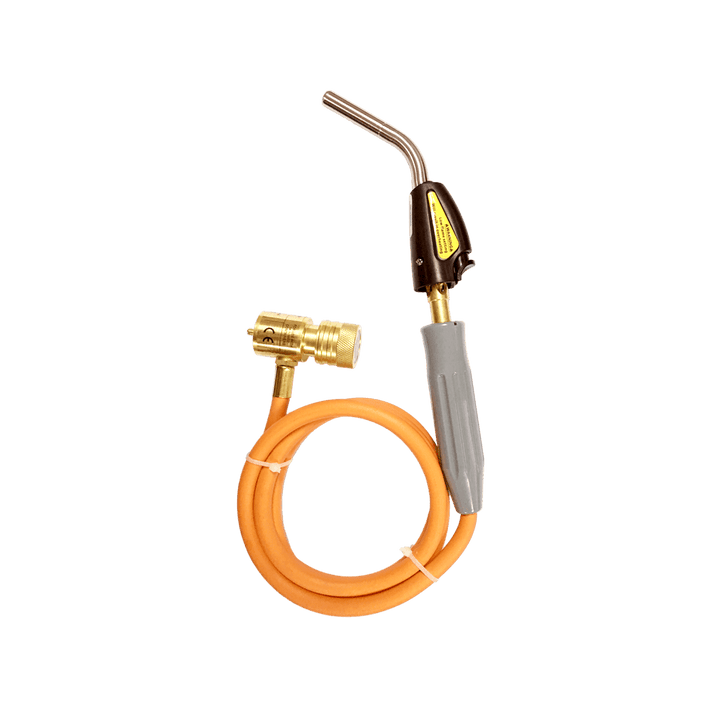 Maçarico Manual Portátil Profissional Solda Gás Mapp/Propano 1650°C Mangueira 150cm