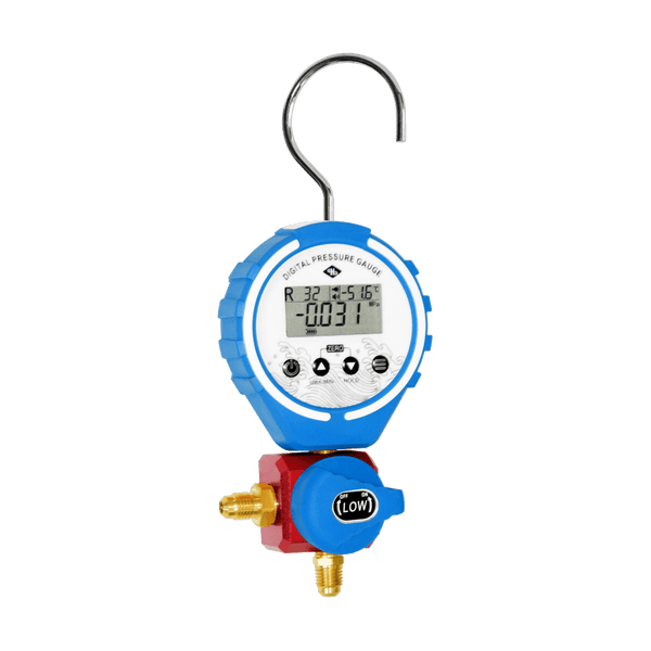 Manômetro Baixa Pressão Digital Profissional Refrigeração Ar Condicionado R22 R32 R134A R410A R404A R407C