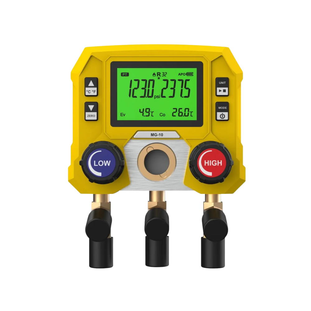Manifold Digital com Vacuômetro sem Mangueiras Refrigeração – Embrar