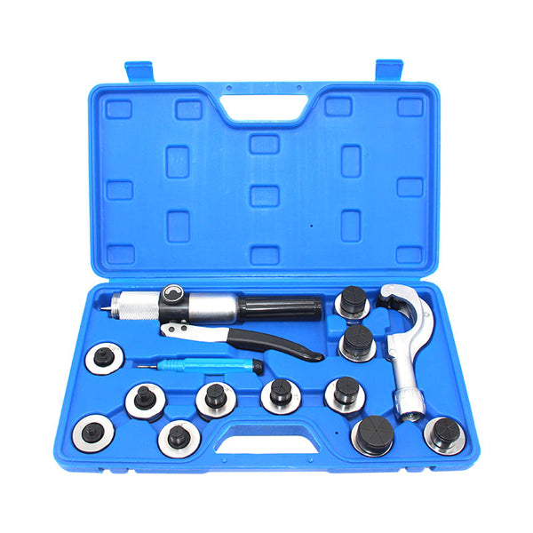 Kit Alargador Expansor Hidráulico Profissional de Tubos 3/8” a 1.5/8” + Cortador 3/16" a 2" + Rebarbador