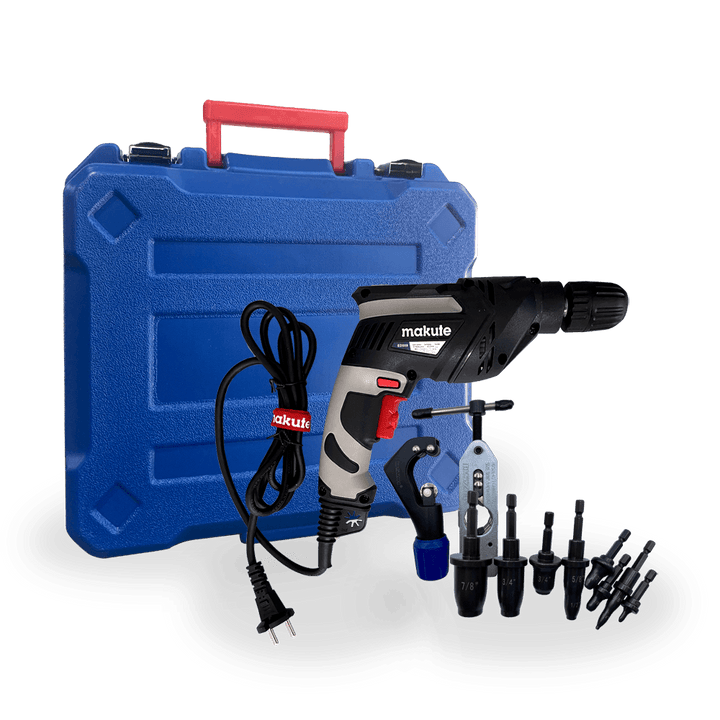 Kit Flangeador e Expansor Elétrico Tipo Spin + Cortador DSZH