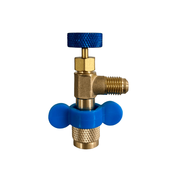 Válvula de Serviço Acionadora Controle Gás Refrigerante Schrader 1/4 x 1/4 SAE R22 R134A R404A R407C