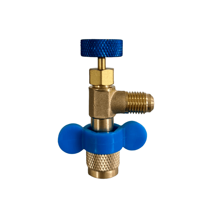 Válvula de Serviço Acionadora Controle Gás Refrigerante Schrader 1/4 x 1/4 SAE R22 R134A R404A R407C