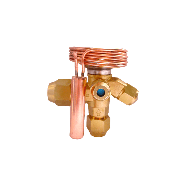Válvula de Expansão Termostática Equalização Externa 1/2" e 5/8" R22/R407C Rosca SAE (TIXA12R)