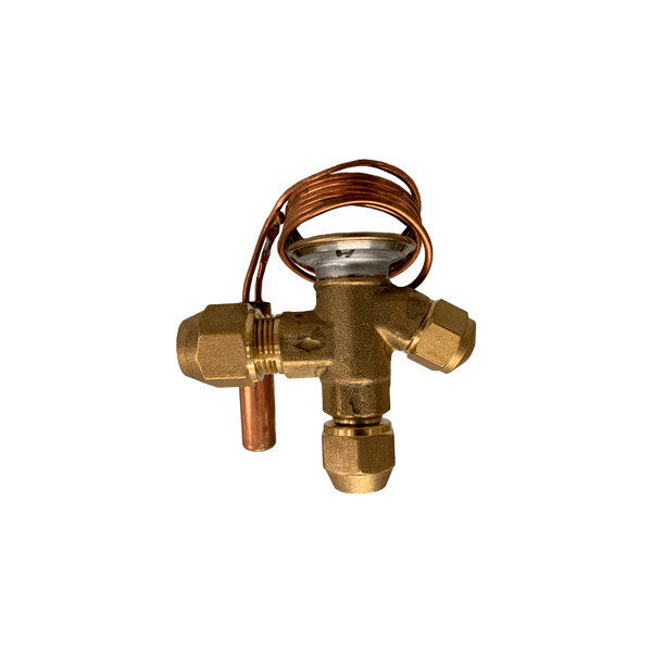 Válvula de Expansão Termostática  Equalização Interna 3/8" e 1/2" R22/R407C Rosca SAE (TX2)