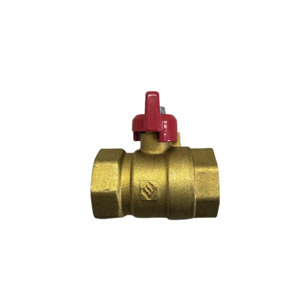 Registro Válvula Esfera Borboleta Latão Rosca Fêmea 3/4" BSP