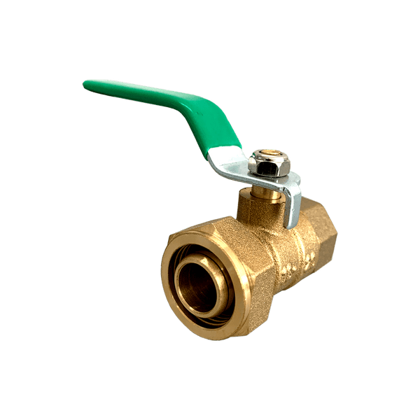 Registro Válvula Esfera Alavanca Latão Rosca Fêmea 20mm x 1/2" BSP