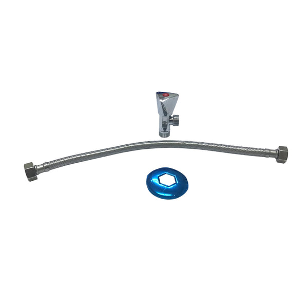 Mangote Flexível de Metal com Registro 40cm - 1/2