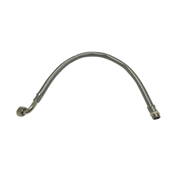 Mangote Flexível de Metal com Cotovelo Alta Vazão 30cm - 3/4